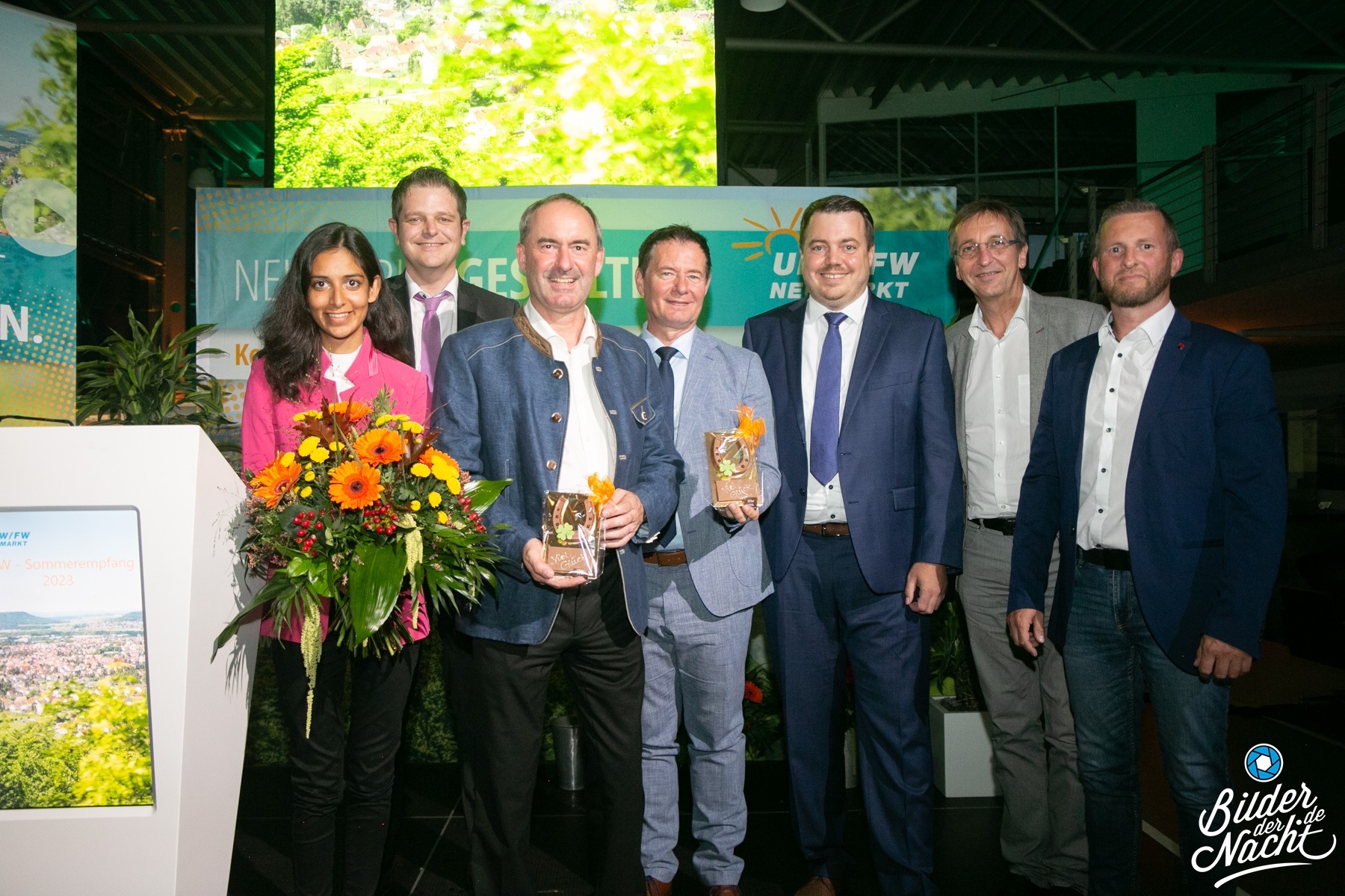 Foto UPW Empfang Aiwanger kleinere Größe