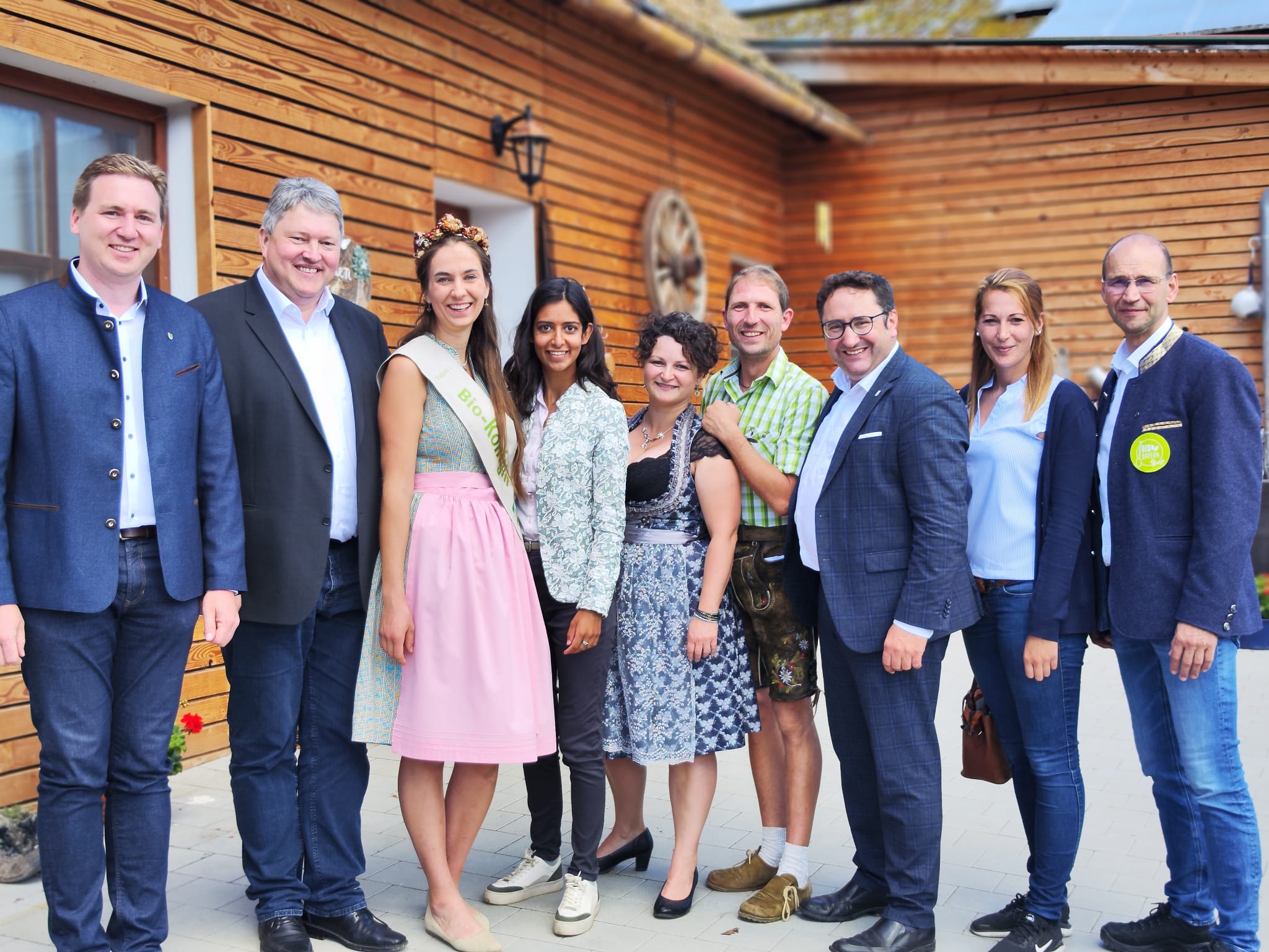 Gruppenfoto Nittenau Bio Bayern Tour